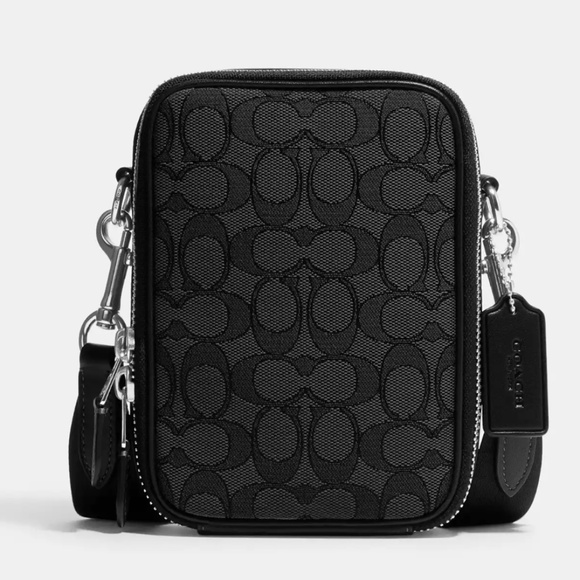 NWOT Coach Stanton Crossbody Bag In Signature Jacquard H2457-CH097 - Picture 1 of 4